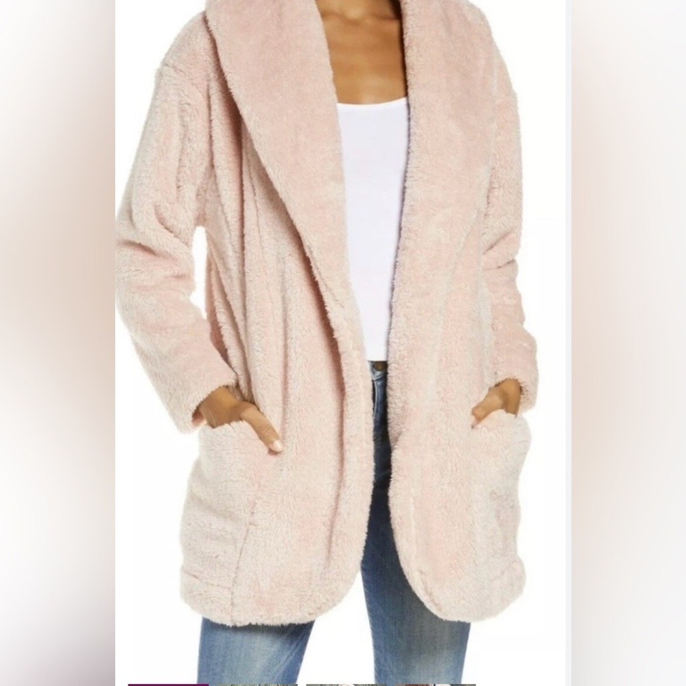 Kikit Women's Cardigan in Soft Pink